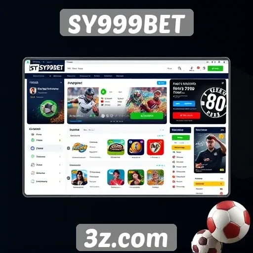 Interface e experiência do usuário no SY999BET