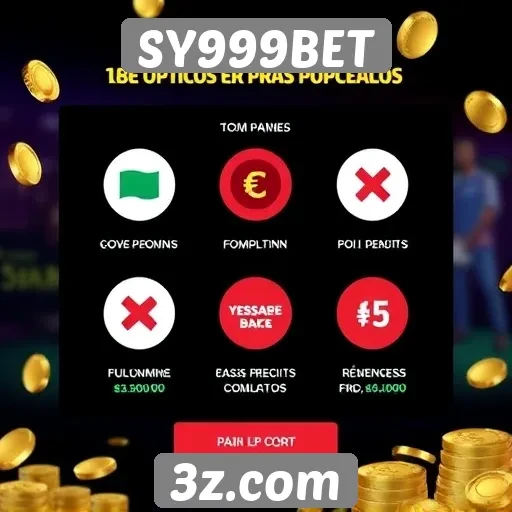 Desempenho das opções de pagamento no SY999BET
