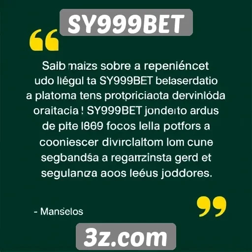 Depoimentos de usuários sobre a experiência no SY999BET
